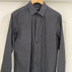 Black & White men's APT 9 shirt 16 34/35 slim fit